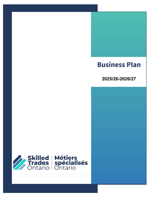 2025/2026-2026/2027 Business plan cover page